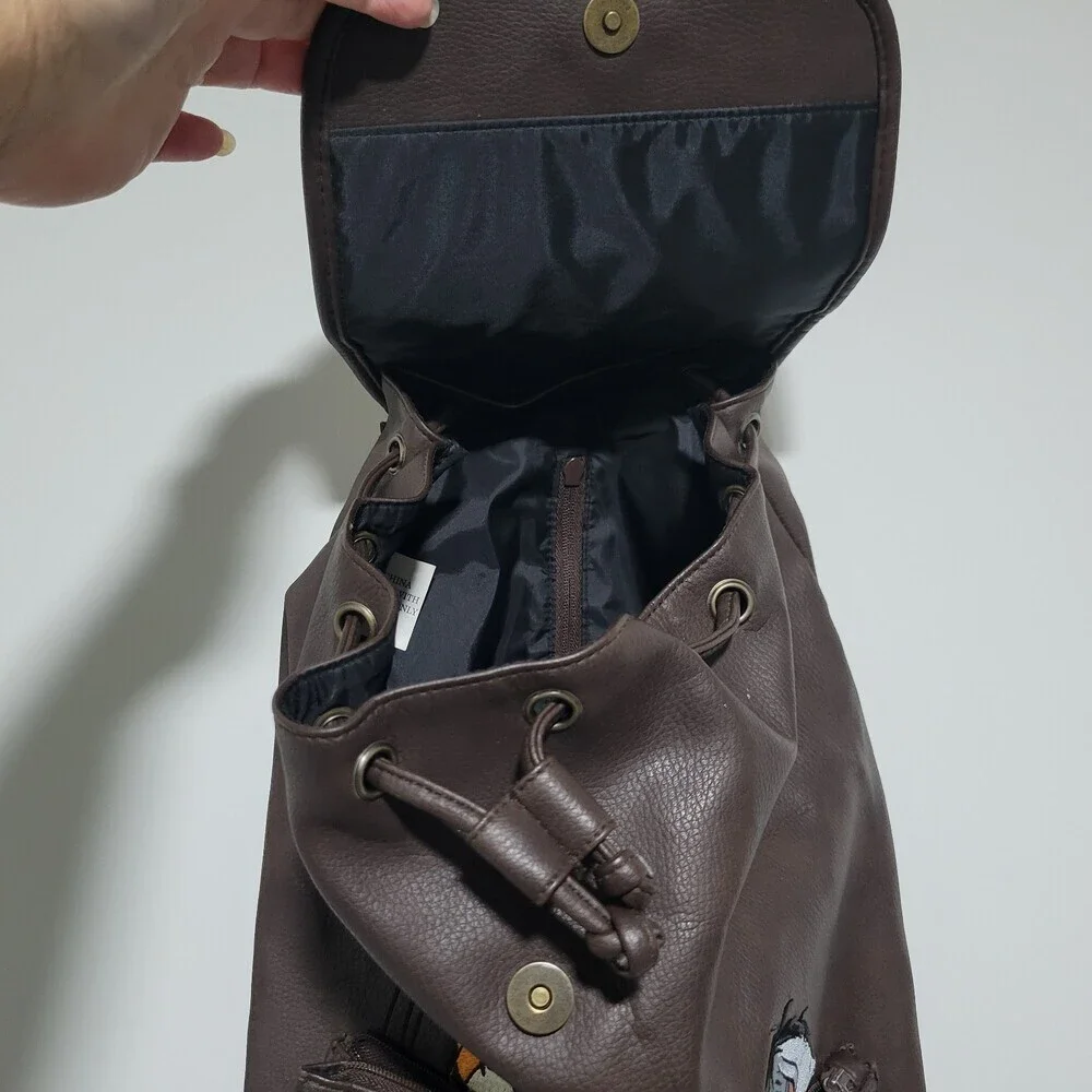 Disney Winnie the Pooh Tigger Eeyore Backpack Vintage Faux Leather Adjustable